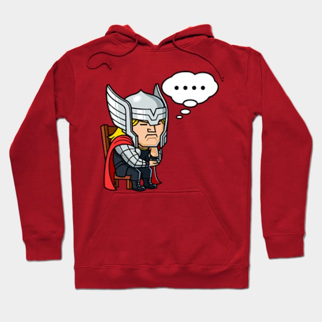 chibi marvel thor Hoodie by animericans